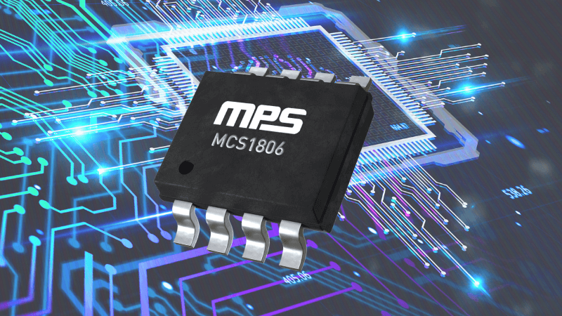 Mit dem MCS1806 präsentiert MPS einen linearen Hall-Effekt-Stromsensor für die Messung von Wechsel- oder Gleichstrom.